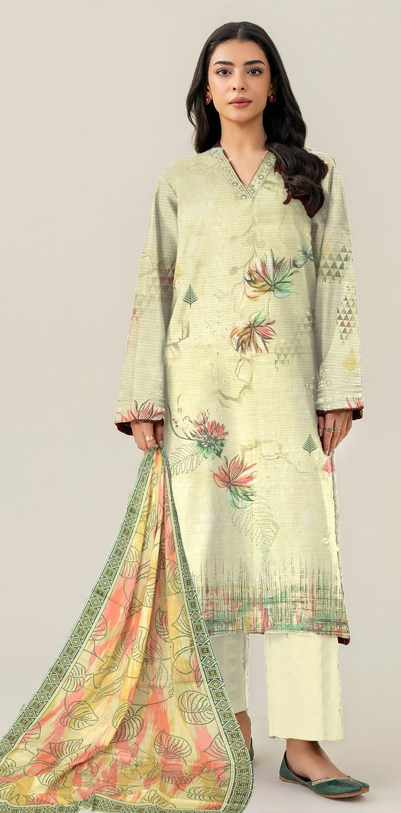 Heer Designer Bana Dora Lawn 3PC – Vol 2K25 | Wholesale
