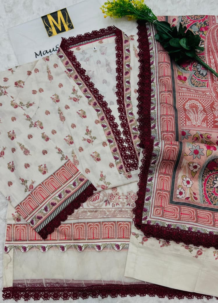 Mausammary Stitch Lawn 3PC – Wholesale Collection