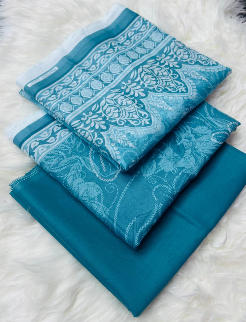 Safina Premium Lawn 3PC | Unstitched Suits