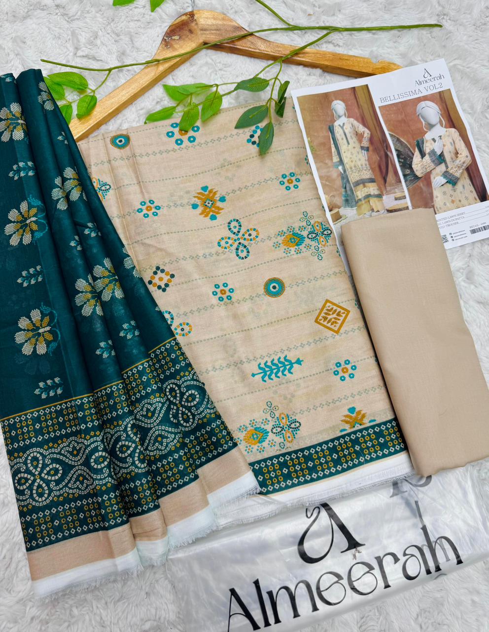 Almeerah Vol-2 3PC Lawn Printed – Wholesale Suit