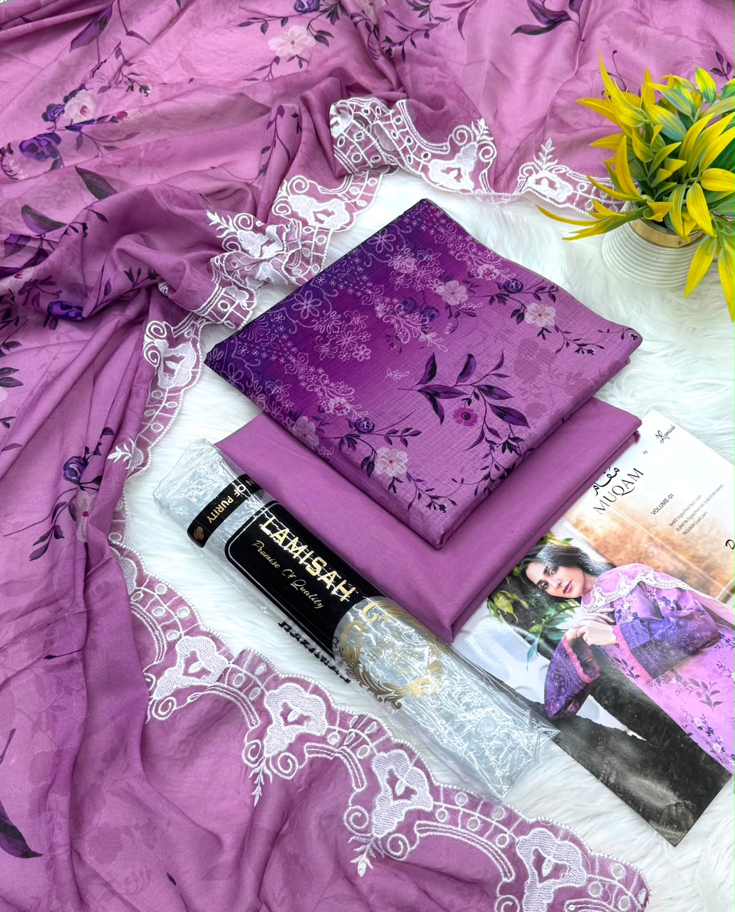 LAMISAH Muqam Luxury Emb Lawn Vol-1 – Wholesale Suits