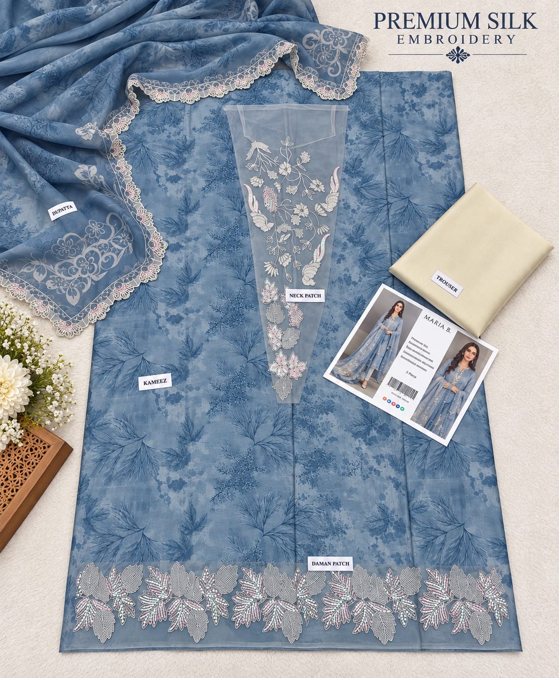 Mix Brands Lux Silk Emb 3PC Collection 2026 | Super Wholesale