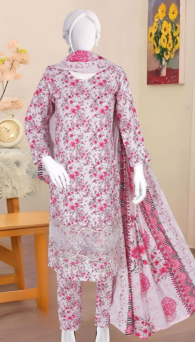 Sun Shine Embroidered Lawn 3PC | Wholesale Suits