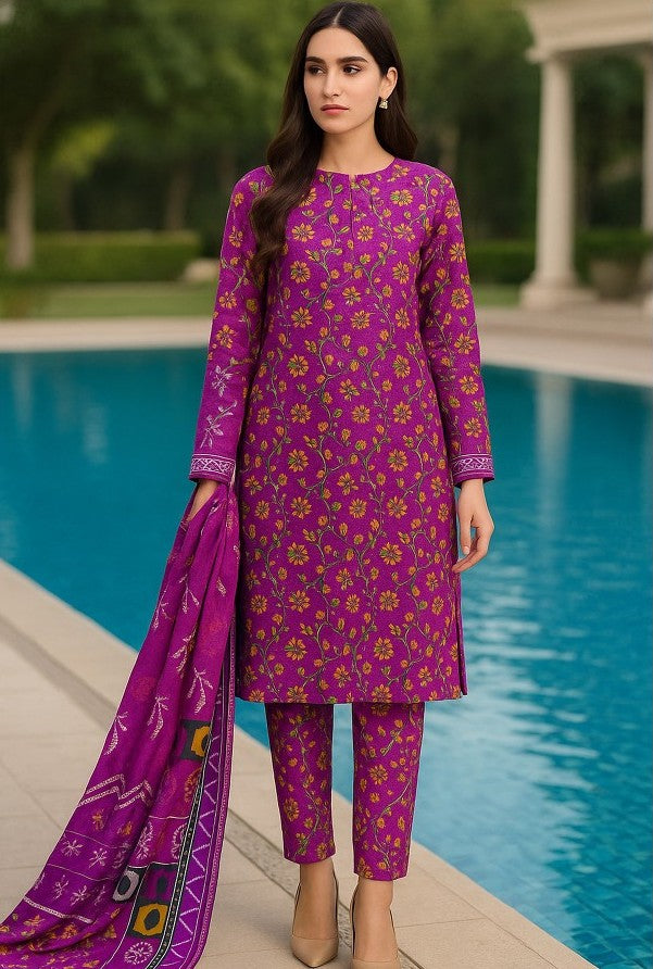 Nishat Printed Bana Dora Lawn 3PC | Unstitched Lawn Suit – Shahbaz Fabric Store