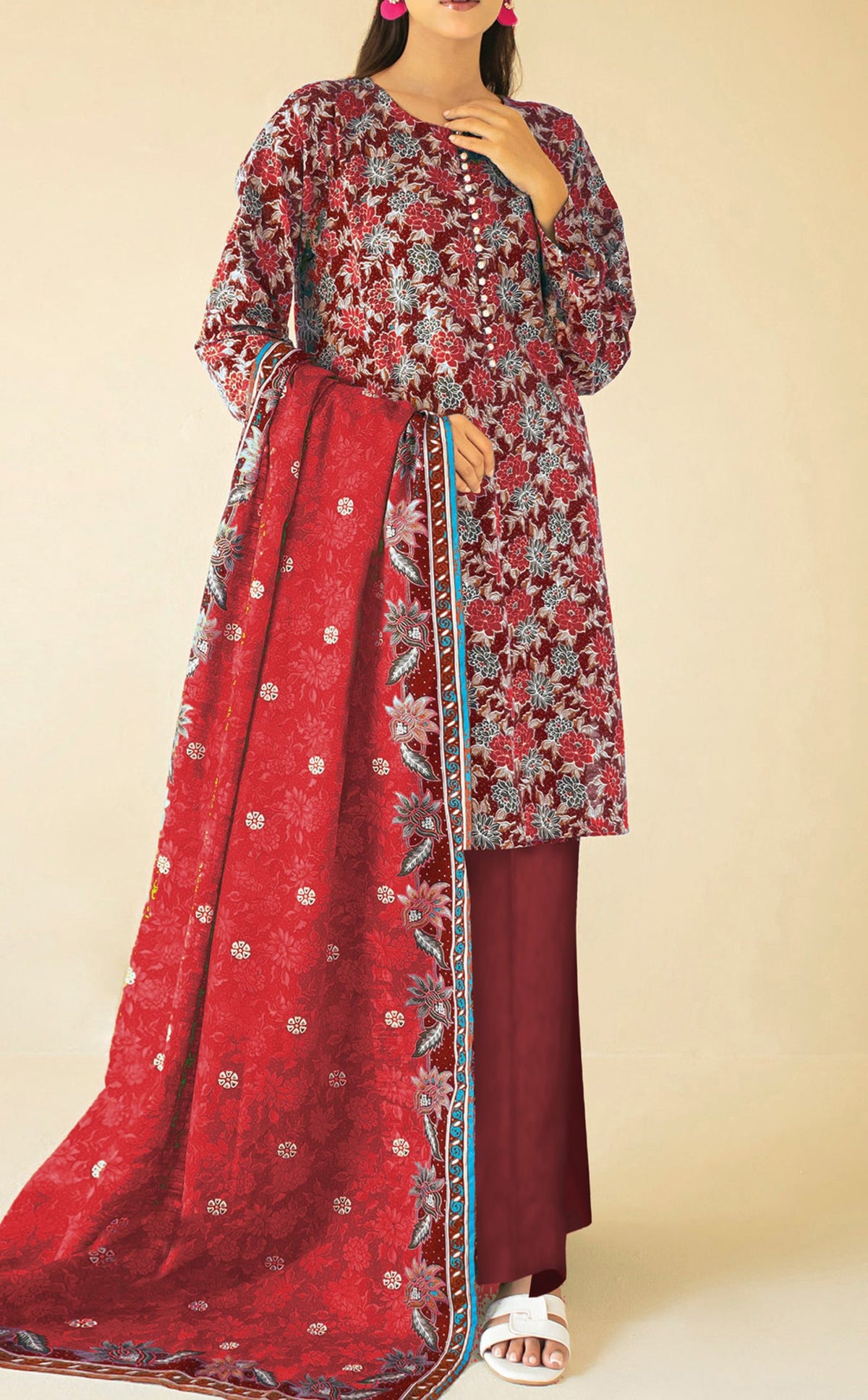 Orient Bana Dora 3PC - Wholesale Lawn Suits