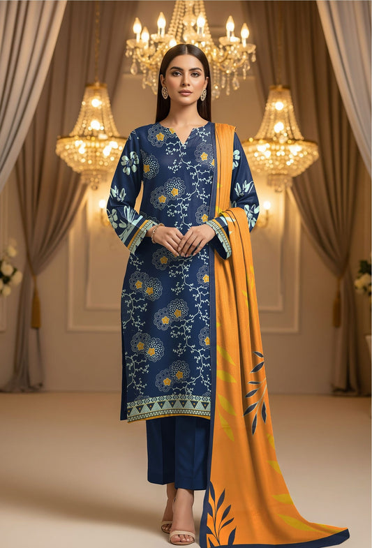 Zohra Motifz – Khaddar 3PC Unstitched Winter Collection