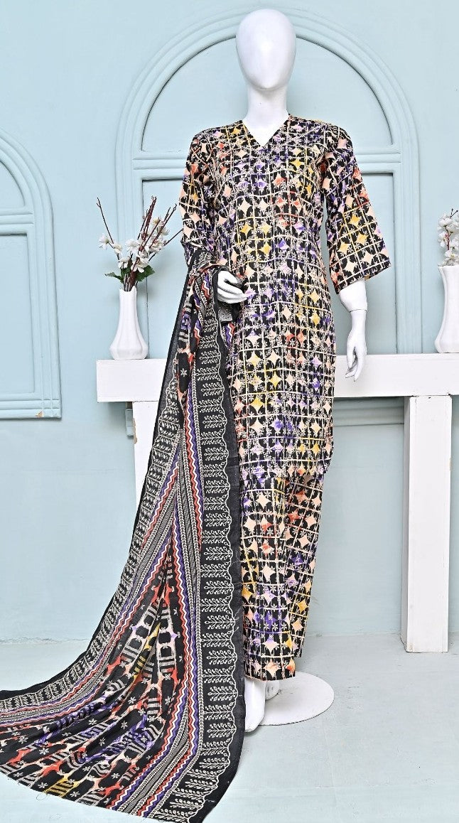 Sun Shine Embroidered Lawn 3PC | Wholesale Suits