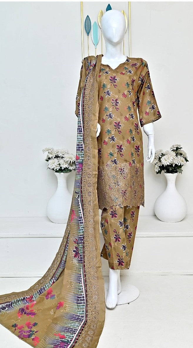 Sun Shine Embroidered Lawn 3PC | Wholesale Suits