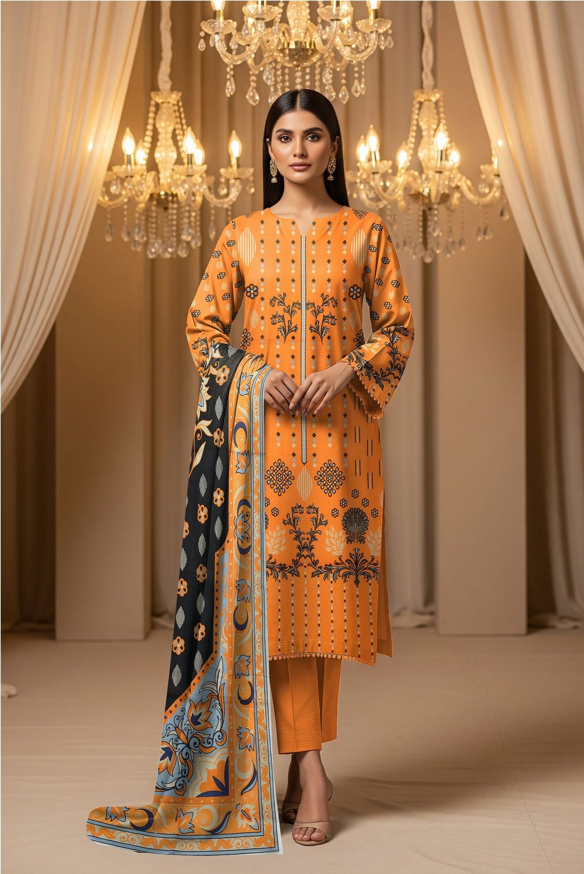 Zohra Motifz – Khaddar 3PC Unstitched Winter Collection
