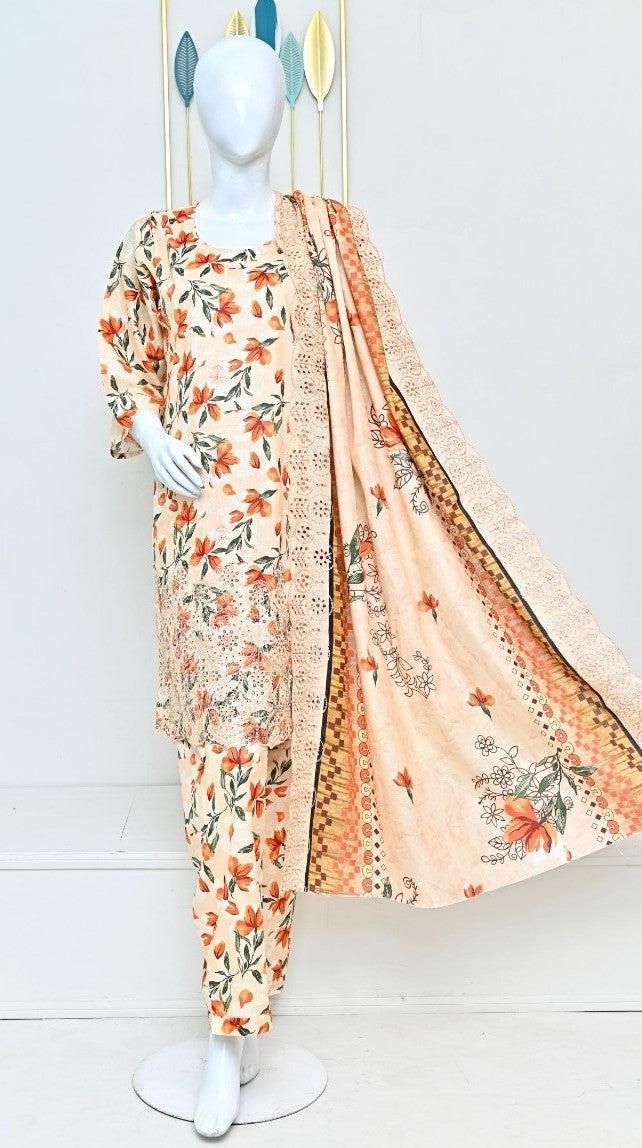 Sun Shine Embroidered Lawn 3PC | Wholesale Suits