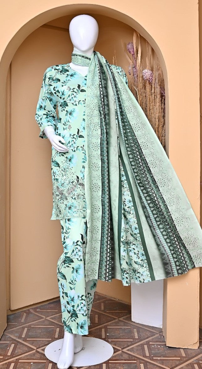 Sun Shine Embroidered Lawn 3PC | Wholesale Suits