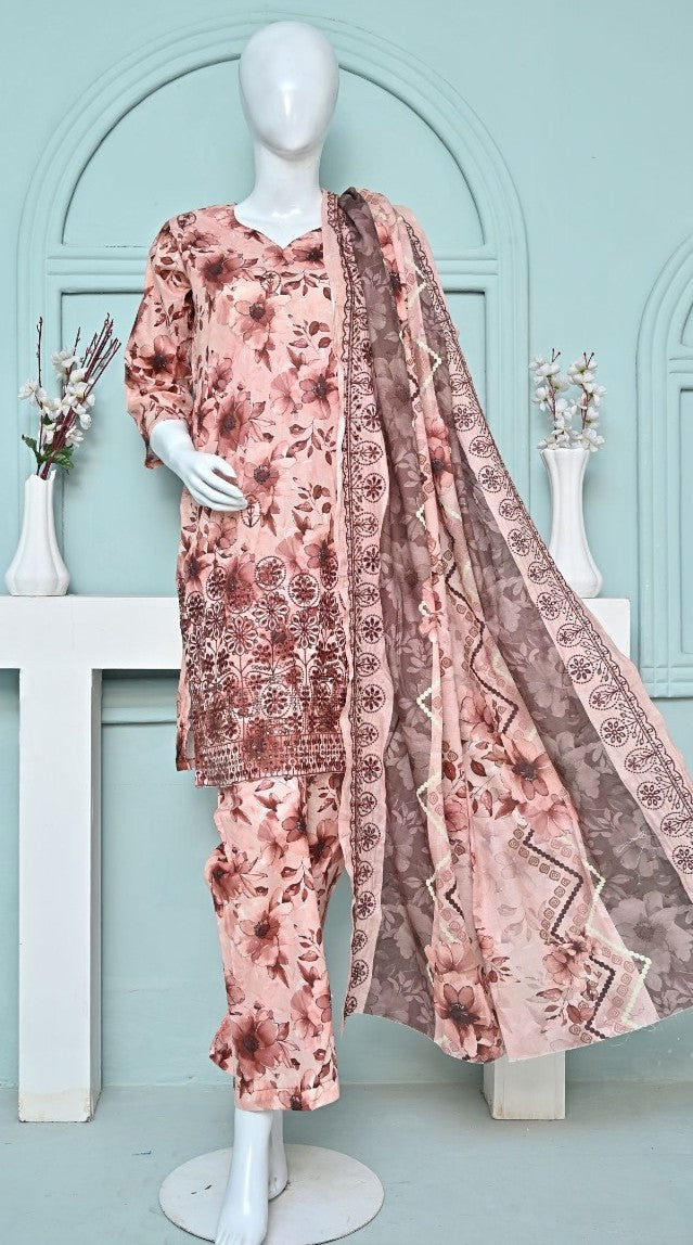 Sun Shine Embroidered Lawn 3PC | Wholesale Suits