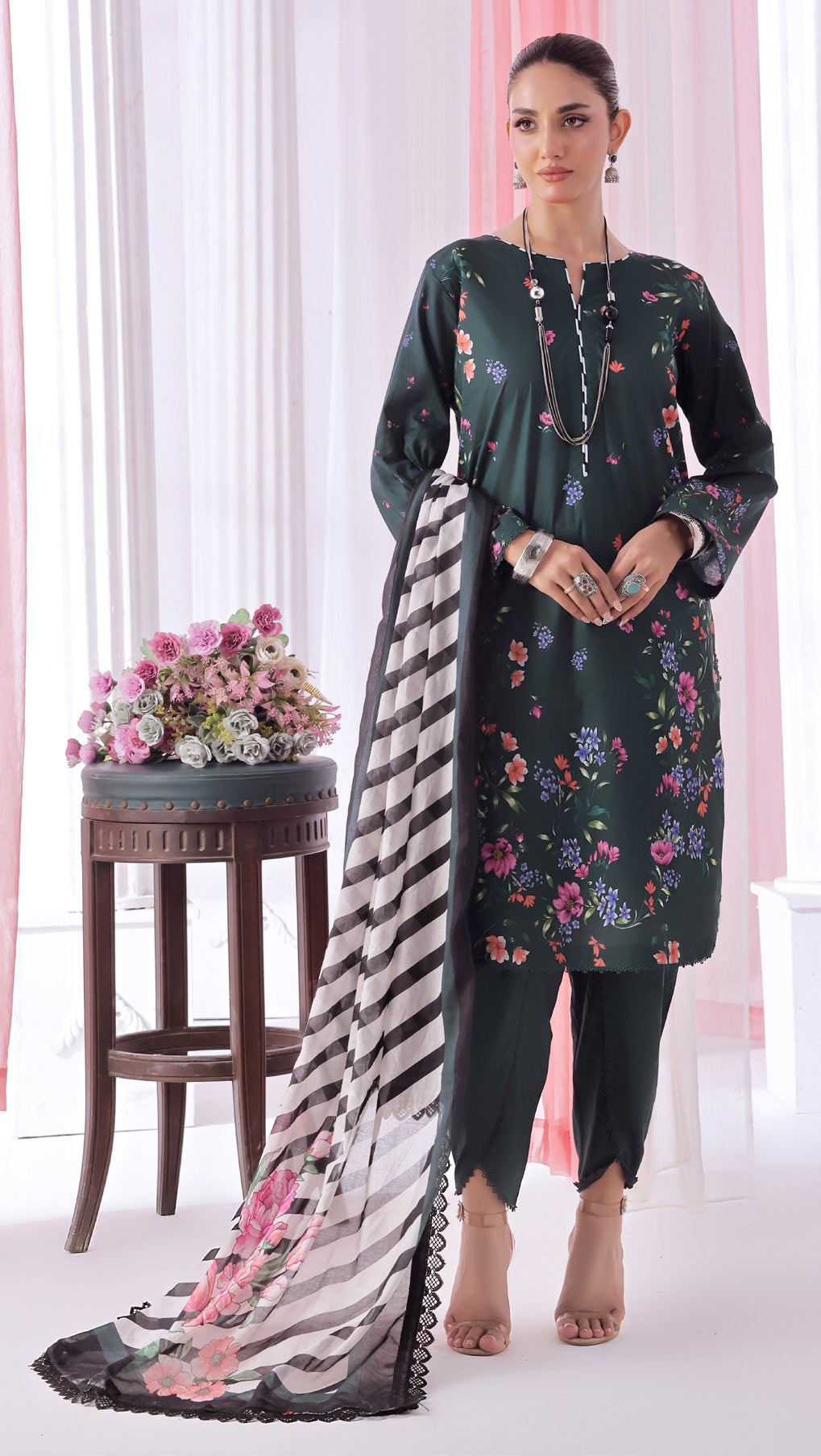 Al Zohaib 3PC Digital Printed Lawn Suit | Wholesale