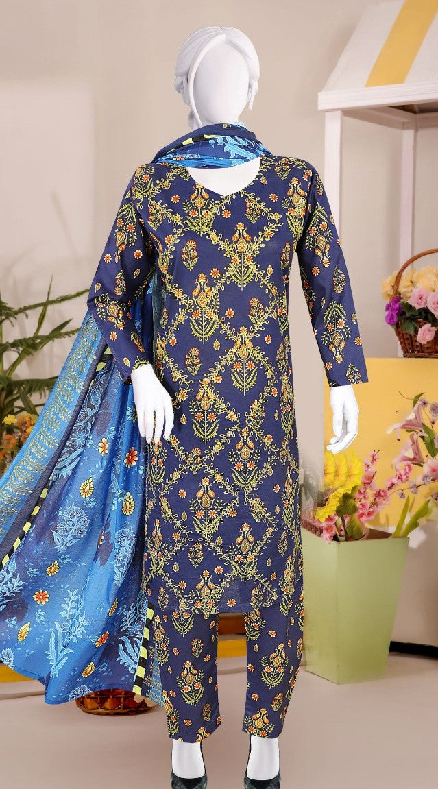 Sun Shine Embroidered Lawn 3PC | Wholesale Suits