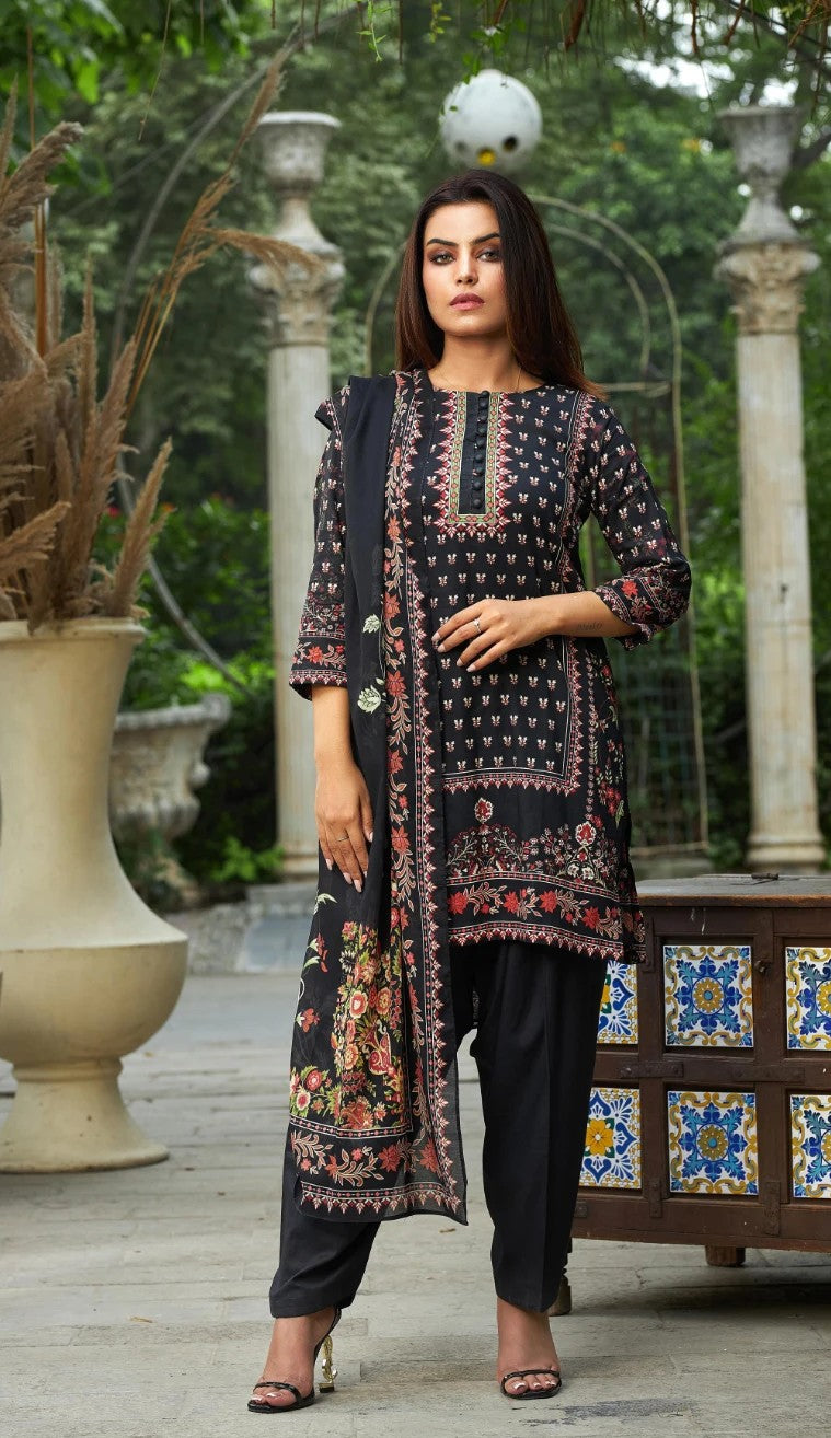 Desire by Motifz Cambric Cotton 3PC – Wholesale Suits 2025