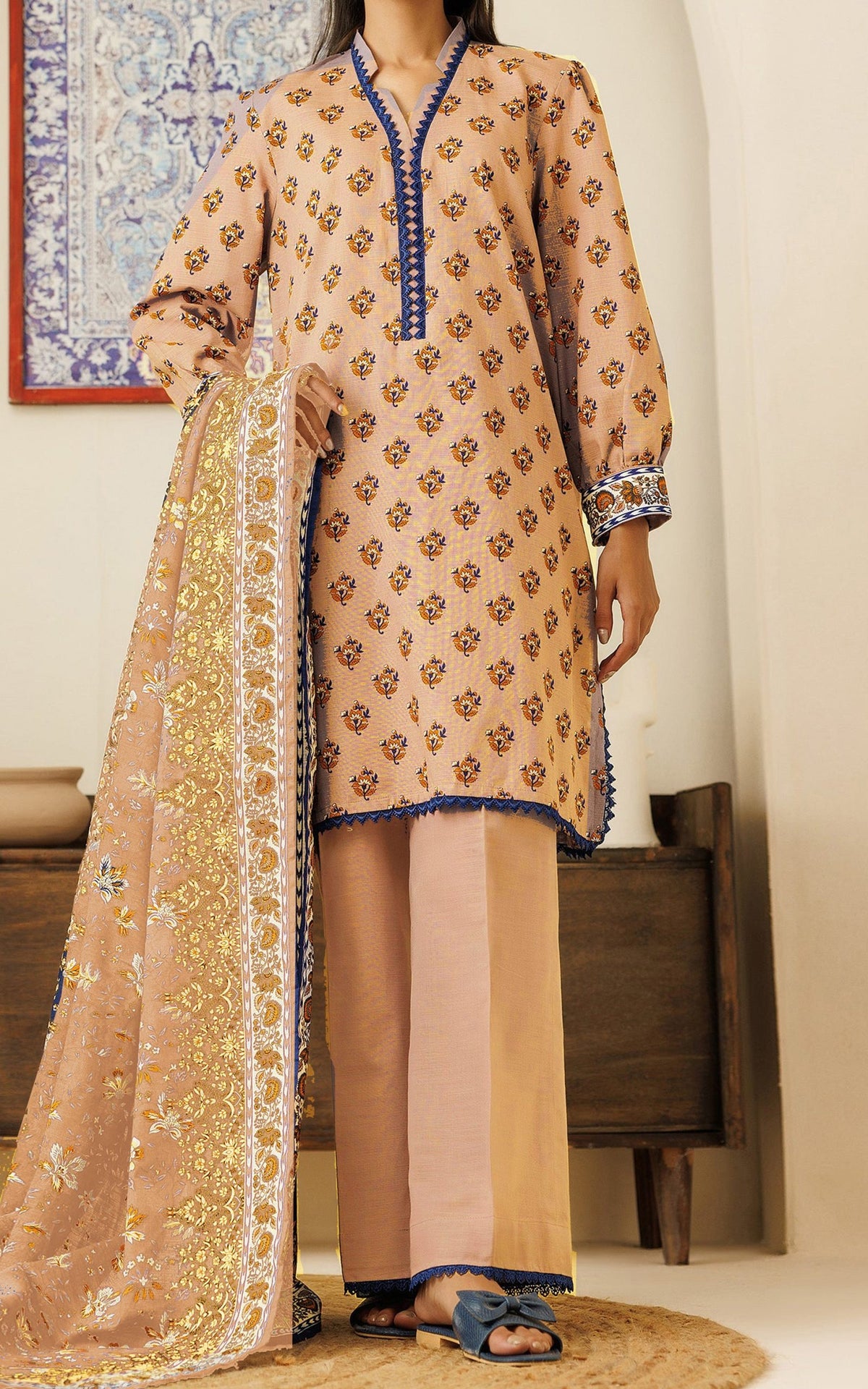 Orient Bana Dora 3PC - Wholesale Lawn Suits