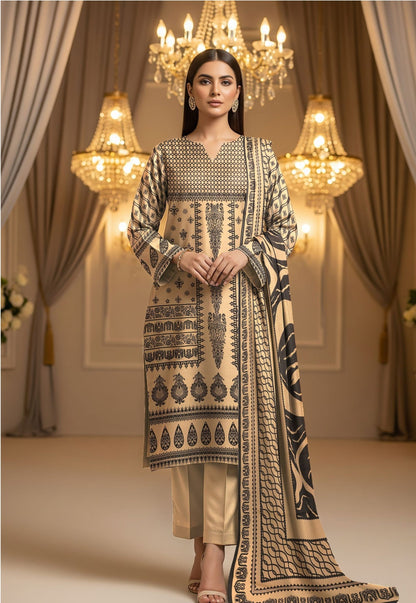 Zohra Motifz – Khaddar 3PC Unstitched Winter Collection