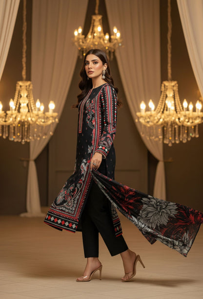 Zohra Motifz – Khaddar 3PC Unstitched Winter Collection