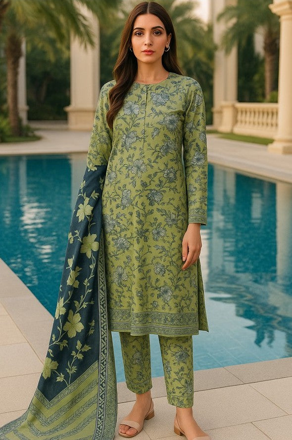 Nishat Printed Bana Dora Lawn 3PC | Unstitched Lawn Suit – Shahbaz Fabric Store