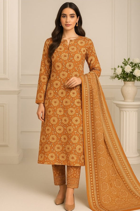 Nishat Printed Bana Dora Lawn 3PC | Unstitched Lawn Suit – Shahbaz Fabric Store