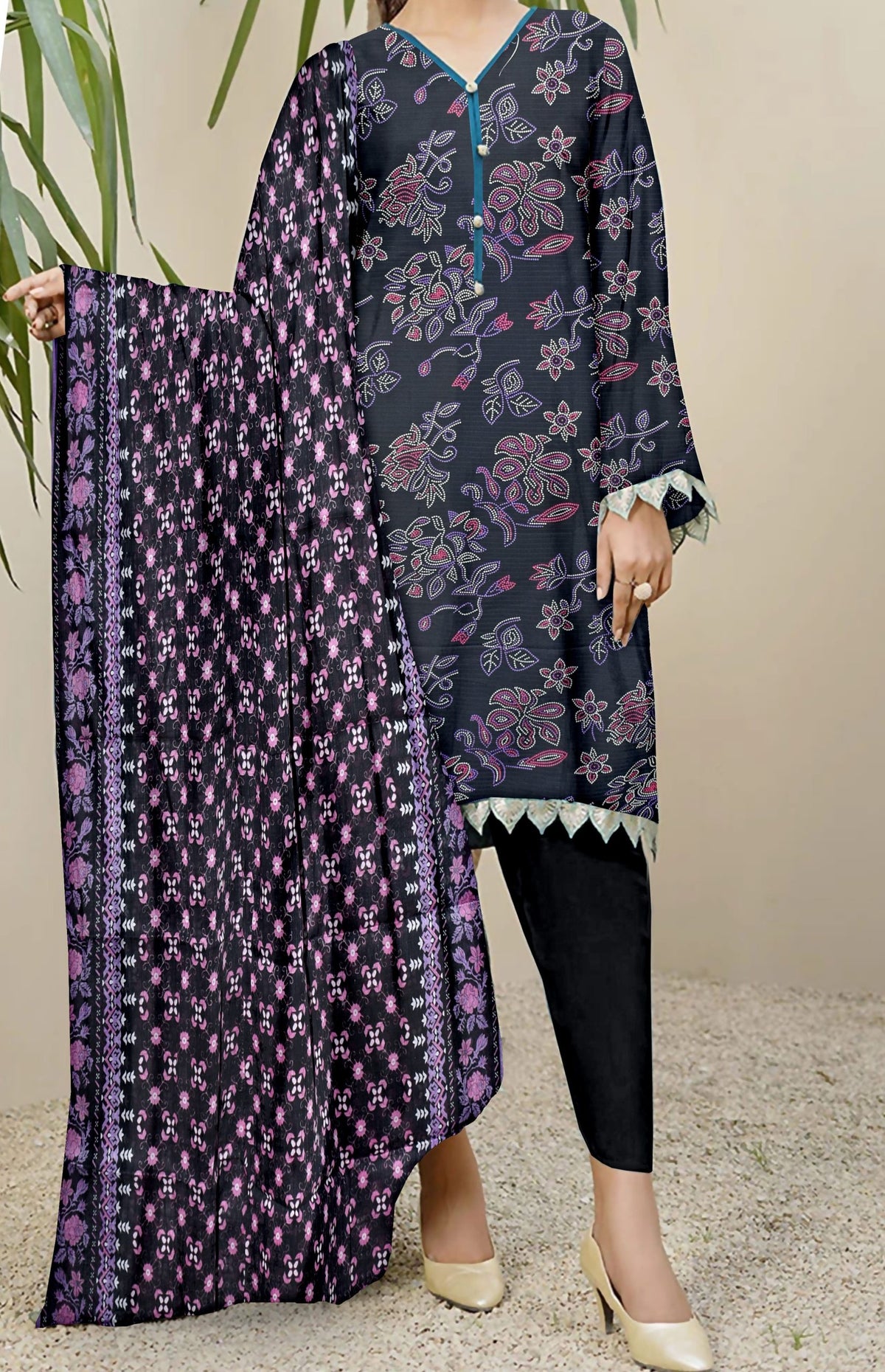 Orient Bana Dora 3PC - Wholesale Lawn Suits
