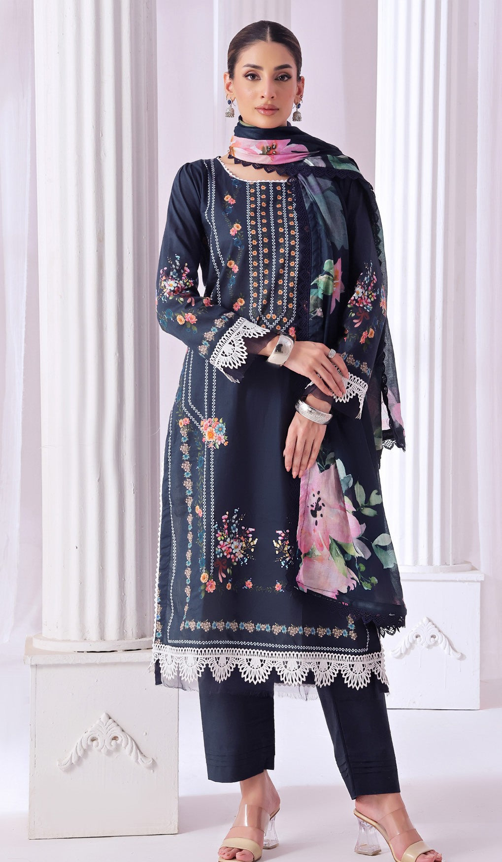 Al Zohaib 3PC Digital Printed Lawn Suit | Wholesale