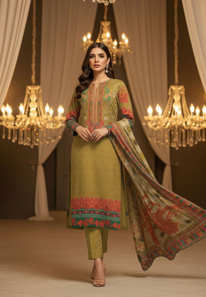 Zohra Motifz – Khaddar 3PC Unstitched Winter Collection