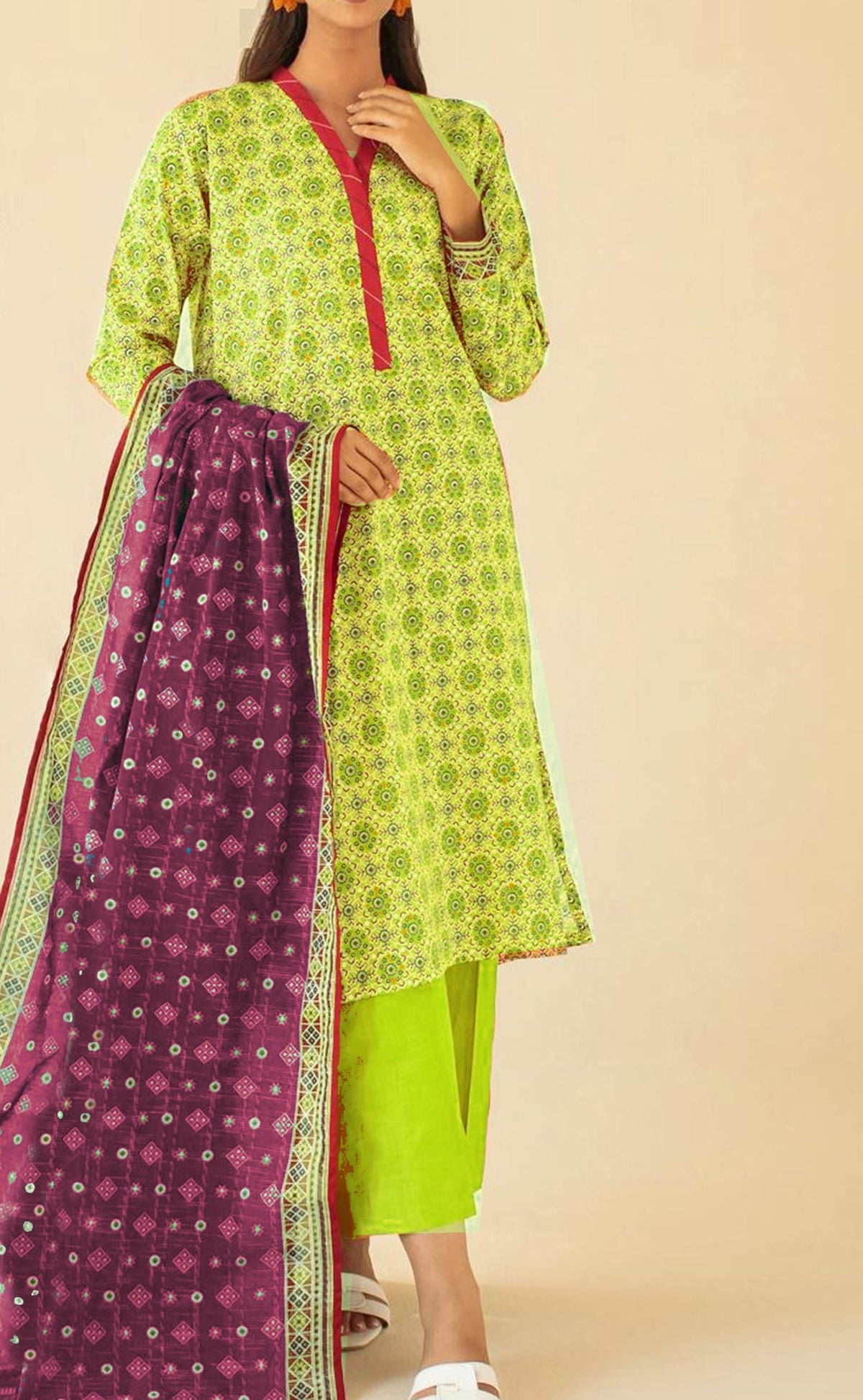 Orient Bana Dora 3PC - Wholesale Lawn Suits
