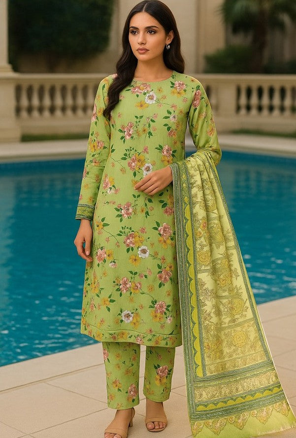 Nishat Printed Bana Dora Lawn 3PC | Unstitched Lawn Suit – Shahbaz Fabric Store