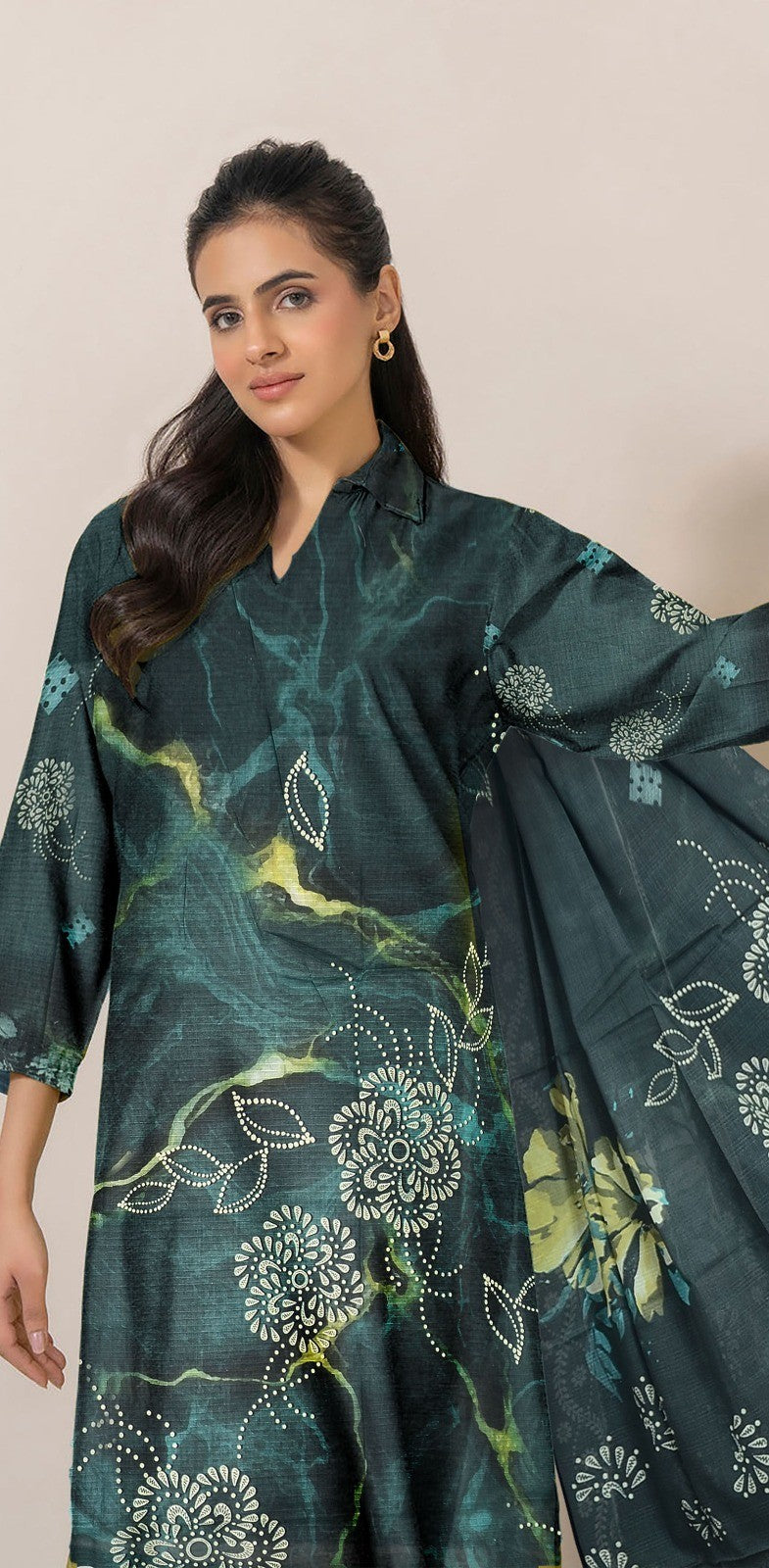 Heer Designer Lawn Bana Dora 3PC  Suit | Wholesale
