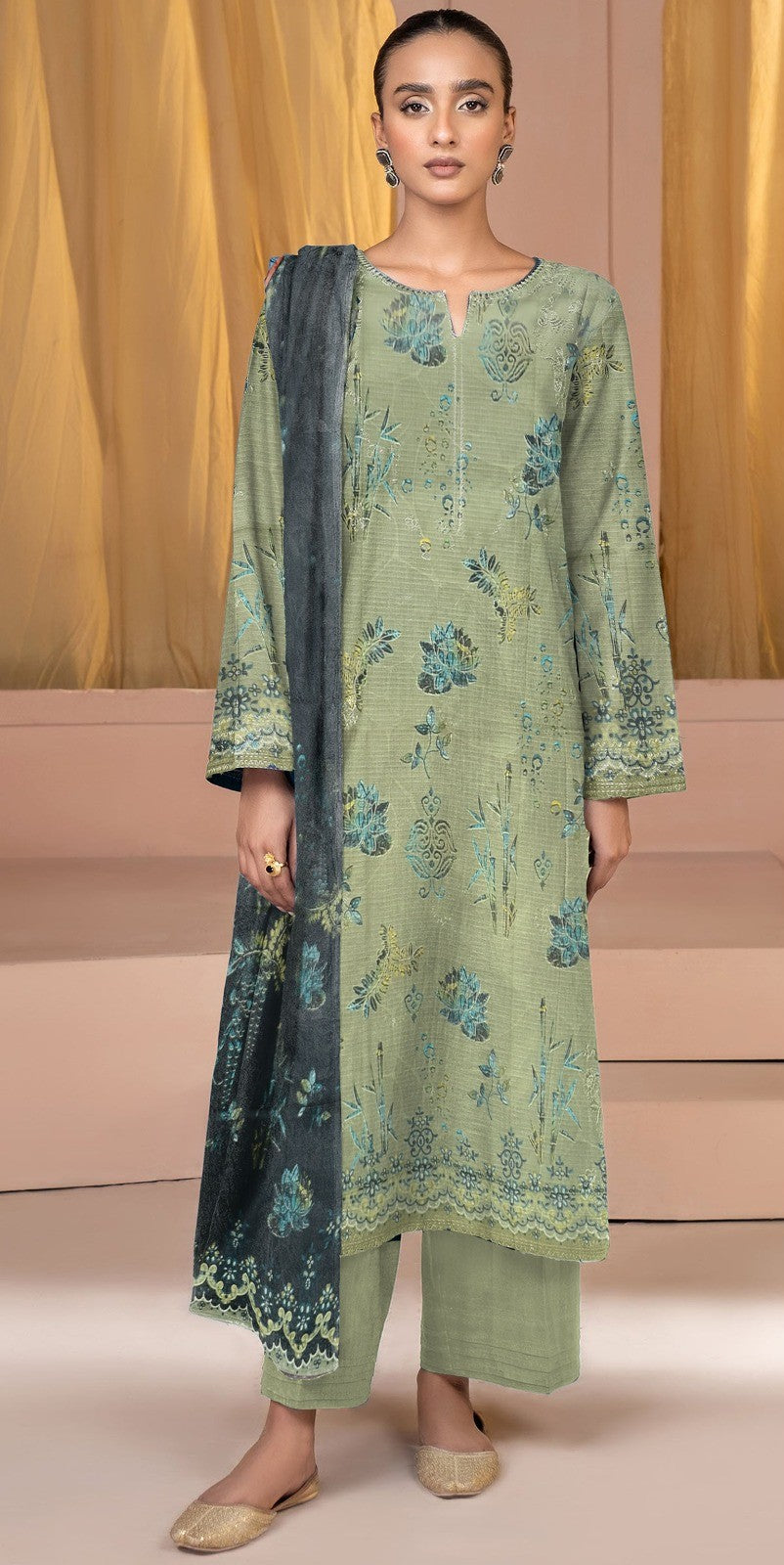 Heer Designer Bana Dora Lawn 3PC – Vol 2K25 Wholesale