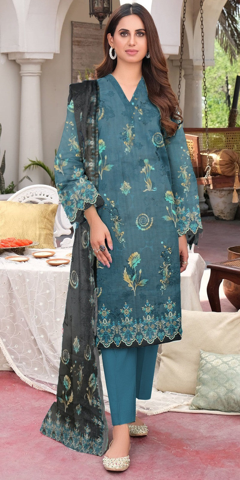 Heer Designer Bana Dora Lawn 3PC – Vol 2K25 Wholesale
