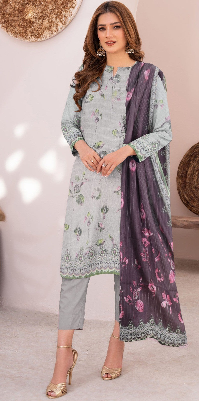 Heer Designer Bana Dora Lawn 3PC – Vol 2K25 Wholesale