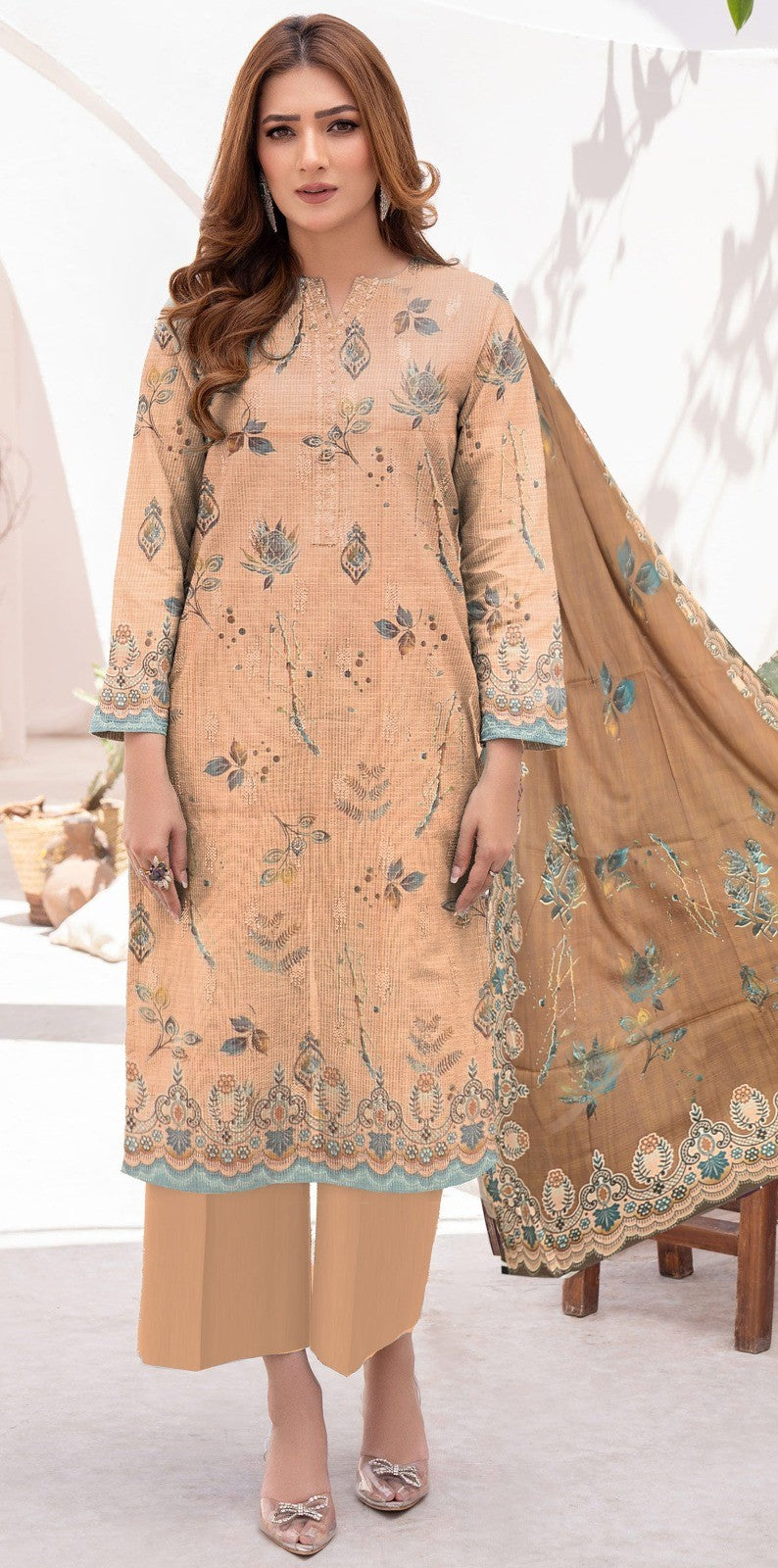 Heer Designer Bana Dora Lawn 3PC – Vol 2K25 Wholesale
