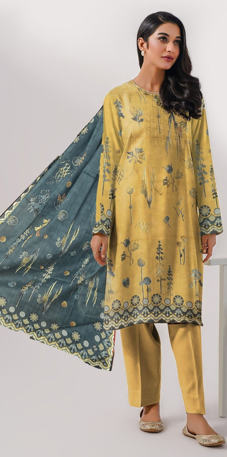 Heer Designer Bana Dora Lawn 3PC – Vol 2K25 Wholesale