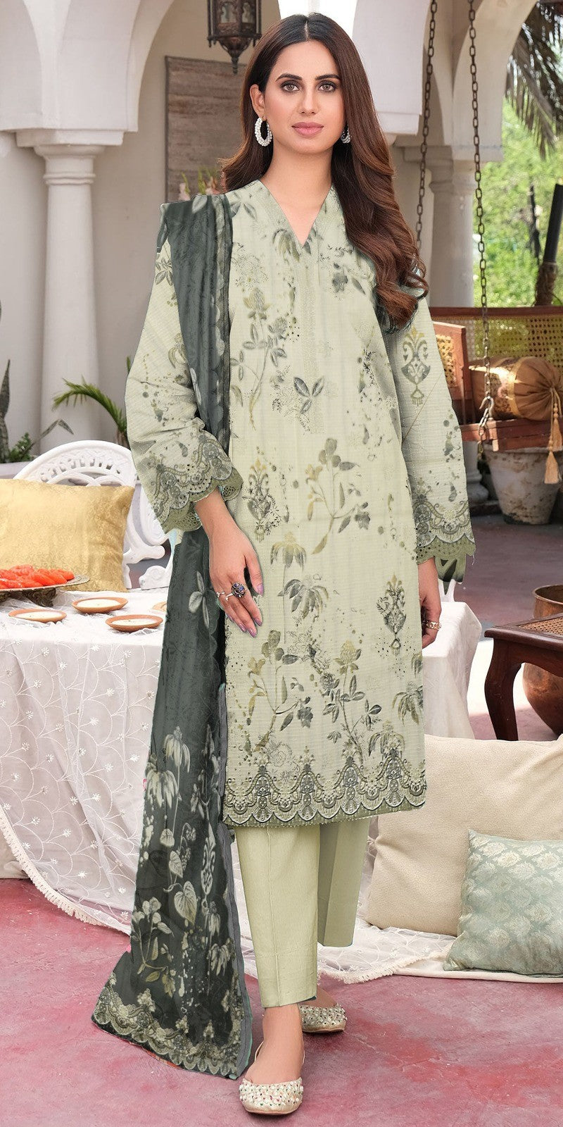 Heer Designer Bana Dora Lawn 3PC – Vol 2K25 Wholesale