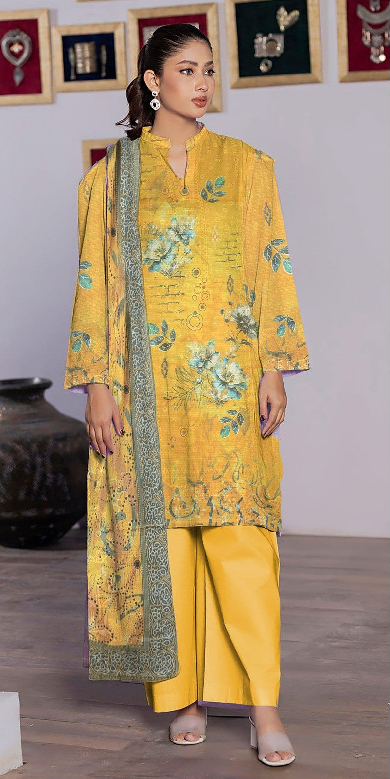 Heer Designer Bana Dora Lawn 3PC – Vol 2K25 | Wholesale