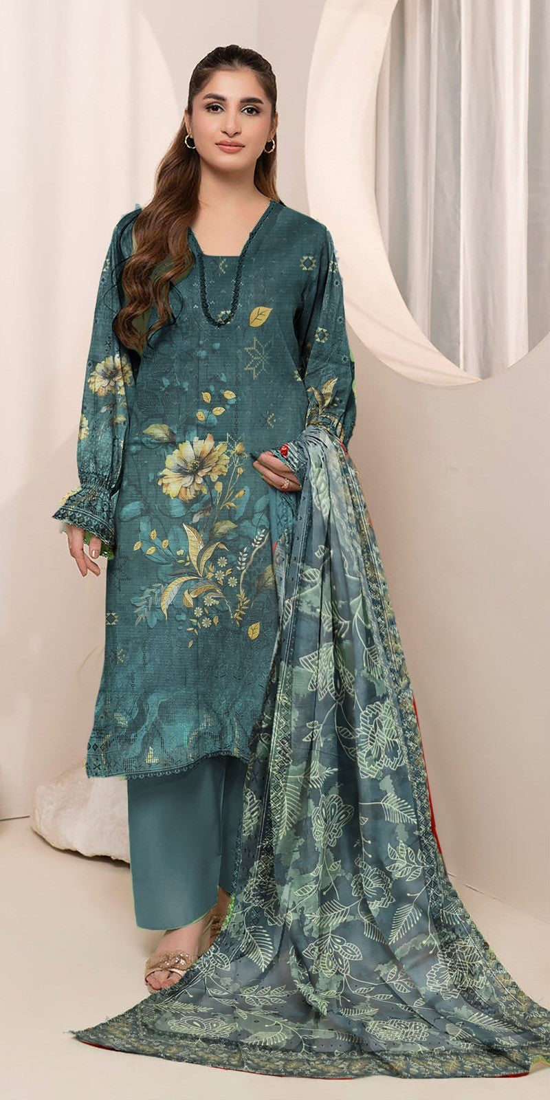 Heer Designer Bana Dora Lawn 3PC – Vol 2K25 | Wholesale