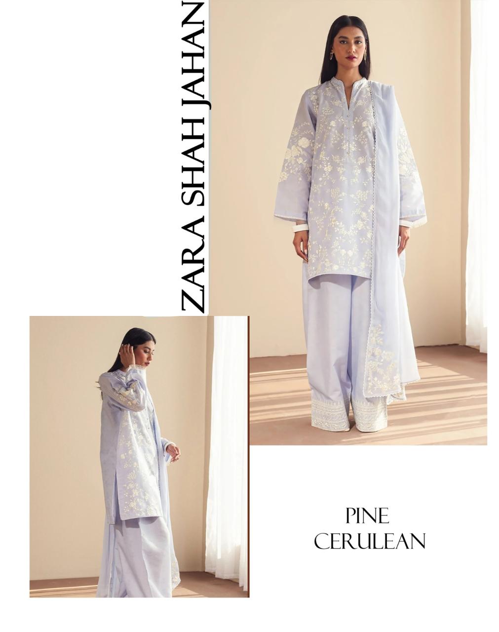 Zara Shah Jahan Embroidered 3PC - Wholesale Lawn Suits