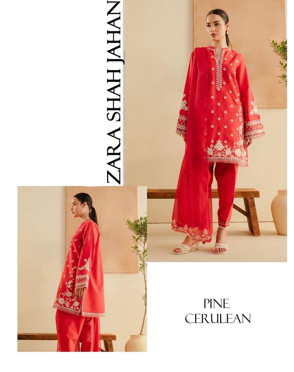 Zara Shah Jahan Embroidered 3PC - Wholesale Lawn Suits