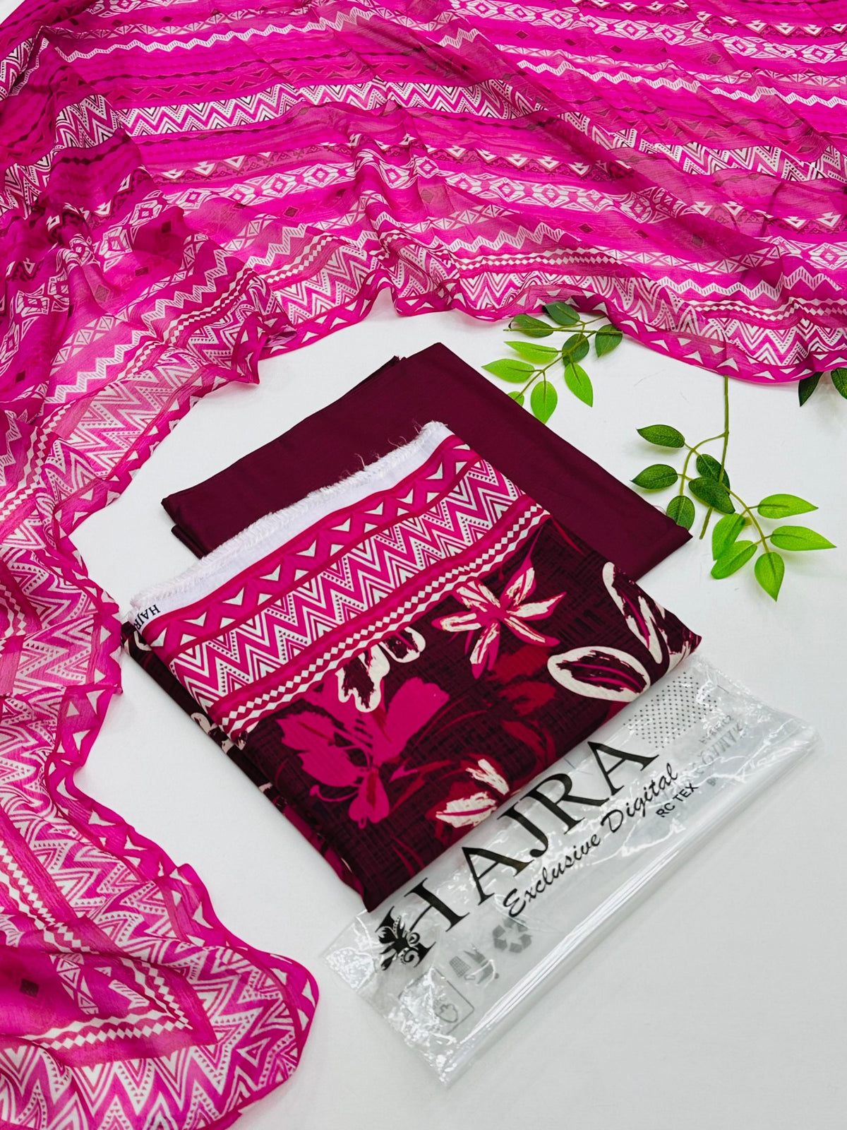 Hajra Silk Viscose 3PC Winter Collection | Wholesale Suits