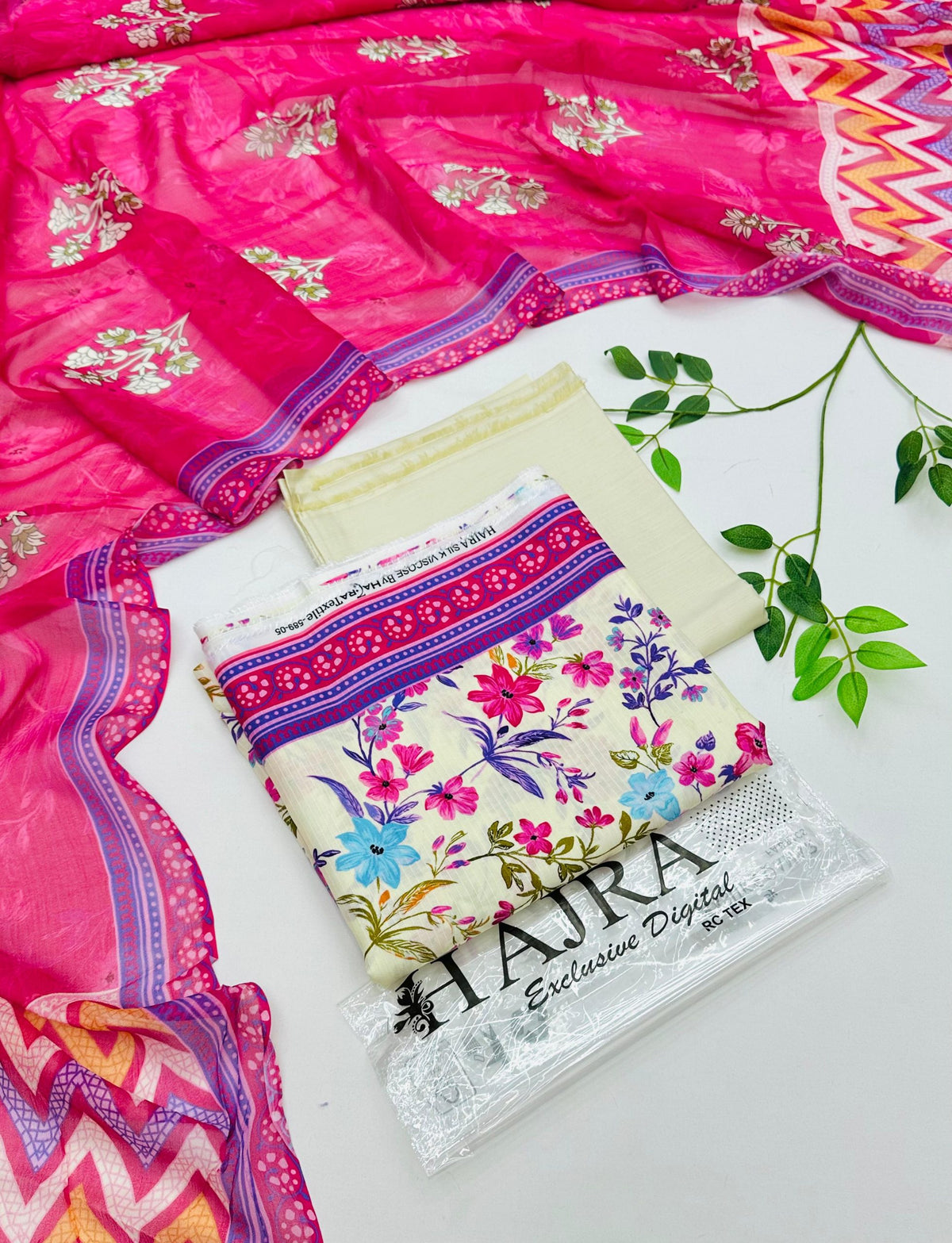 Hajra Silk Viscose 3PC Winter Collection | Wholesale Suits