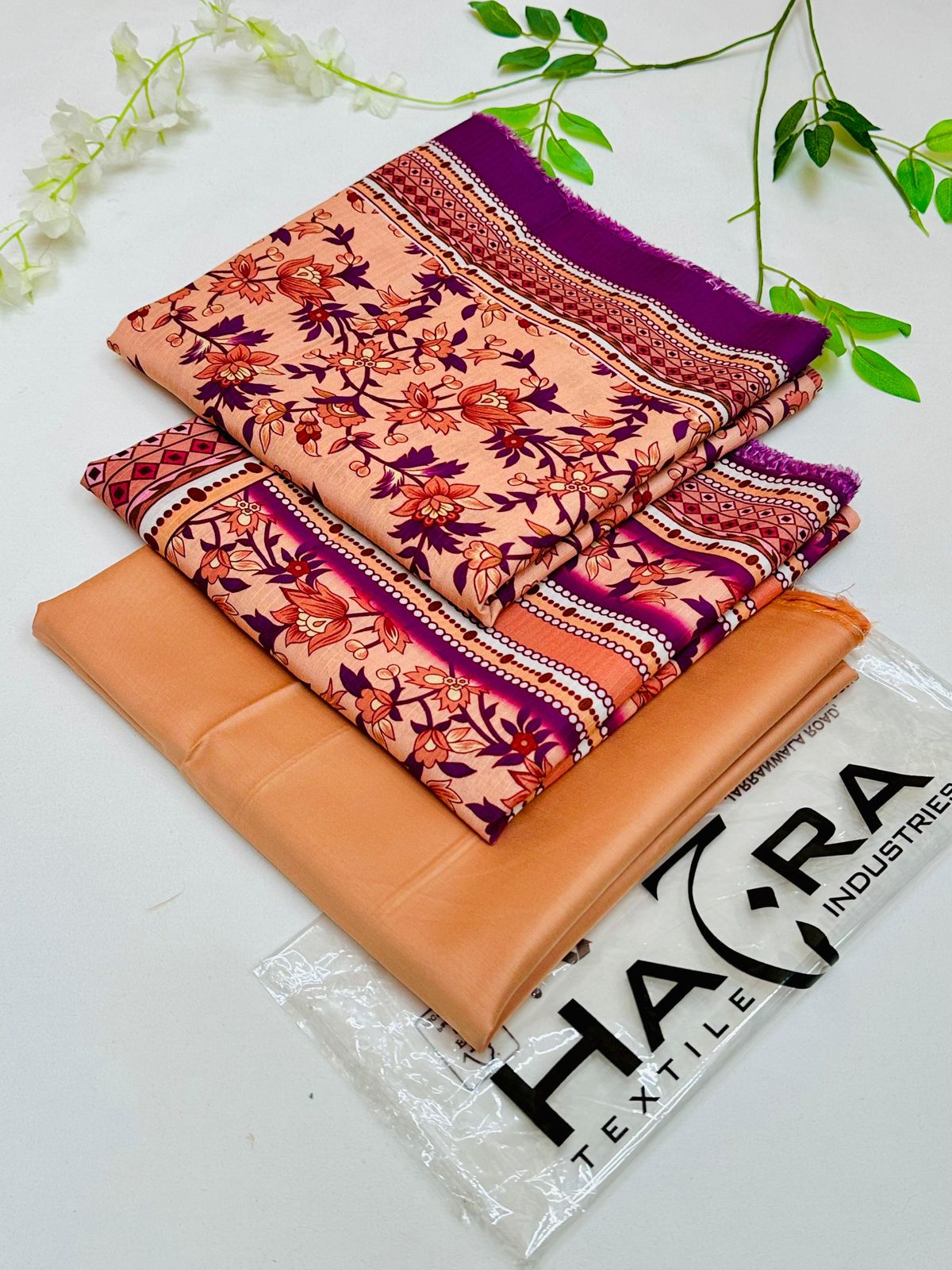 Hajra Viscose 3PC Winter Suits | Unstitched Premium Collection
