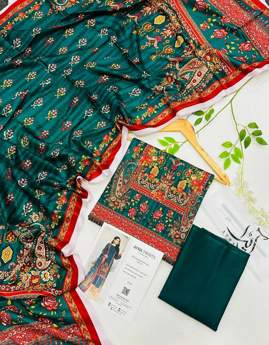 AYRA Prints by Shahbaz Fabrics – Premium Linen 3 Piece Suit | Best Wholesale Prices