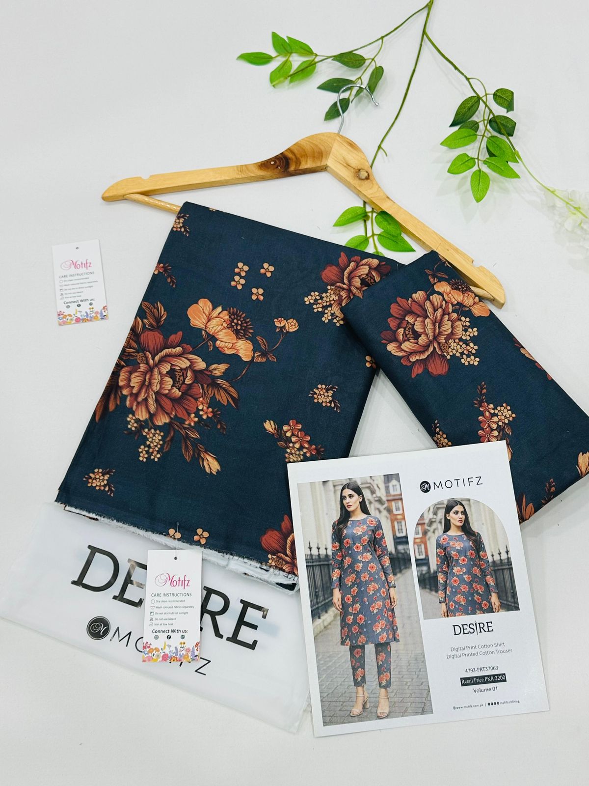 Desire by Motifz Cotton 2PC Suits | Unstitched Mid Summer Collection