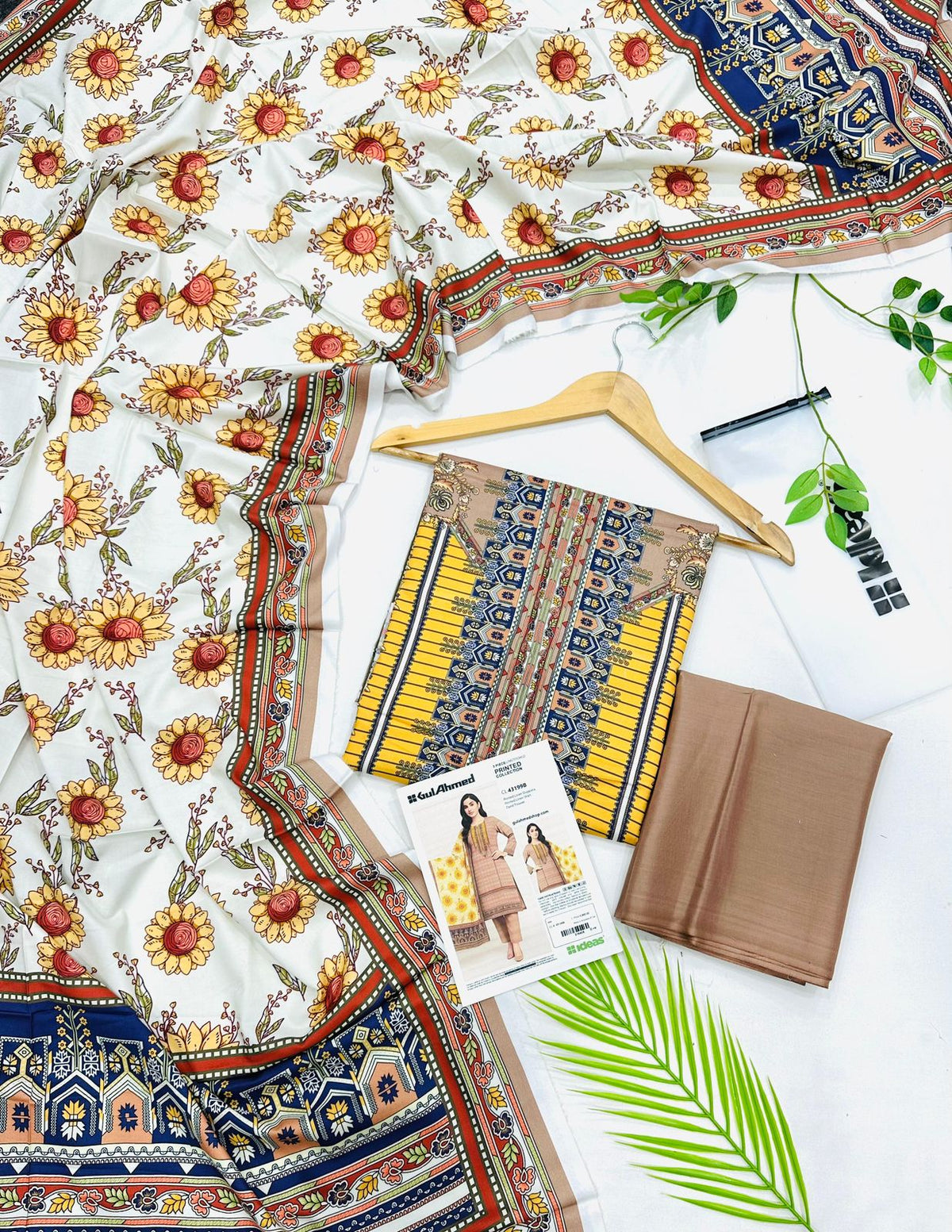 Gul Ahmed Linen – Premium 3PC Linen | Wholesale Suits