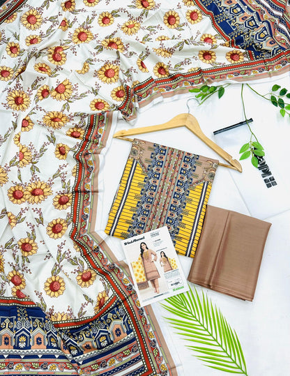 Gul Ahmed Linen – Premium 3PC Linen | Wholesale Suits