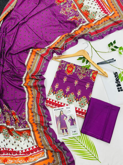 Gul Ahmed Linen – Premium 3PC Linen | Wholesale Suits