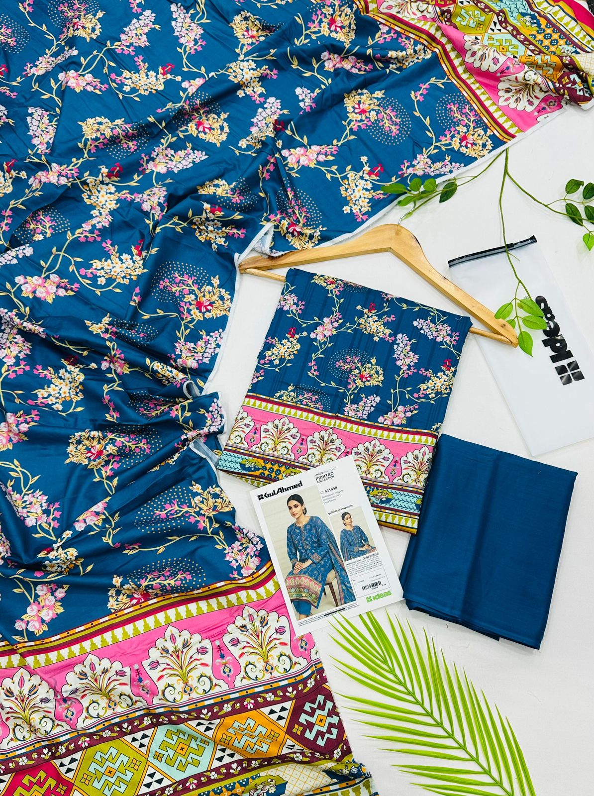 Gul Ahmed Linen – Premium 3PC Linen | Wholesale Suits