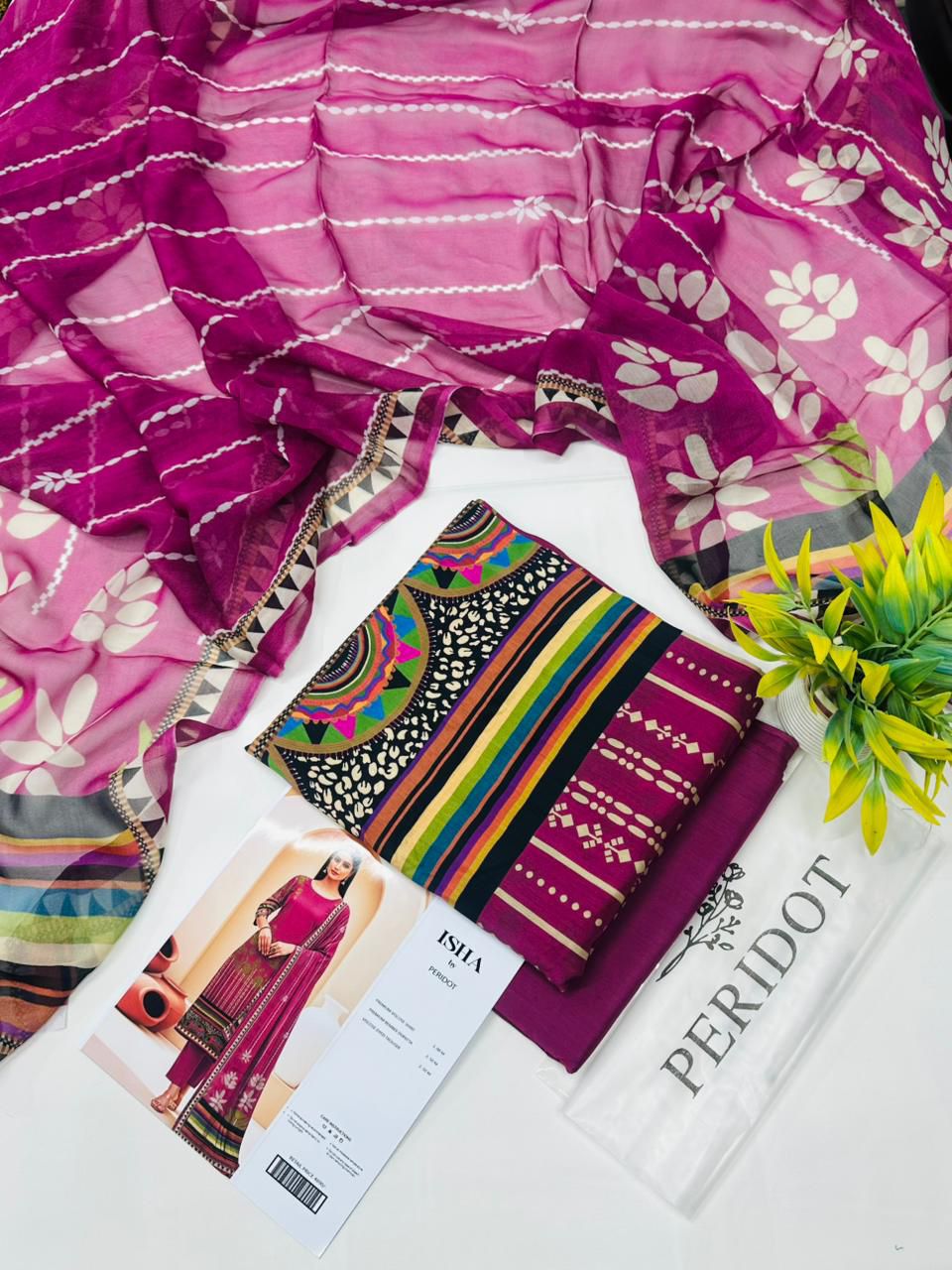 Isha by Peridot – Premium Viscose 3PC | Wholesale Suits